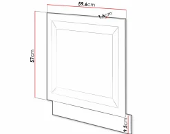 Dør til opvaskemaskine Retro Grey 145