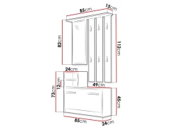 Entrésæt Candum (Sonoma eg)