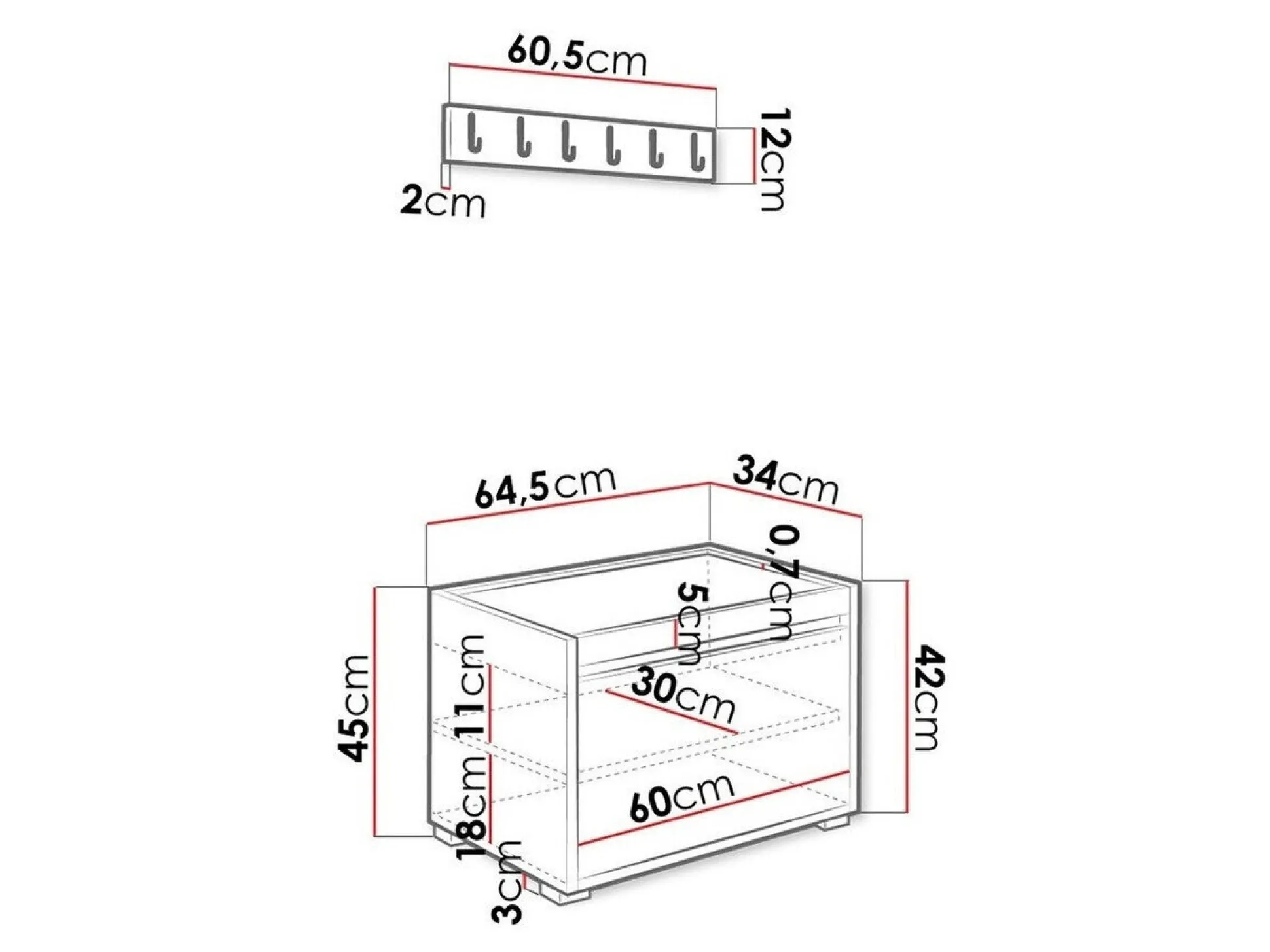 Entrésæt Comfivo Pinus V (Hvid + Soft 011)