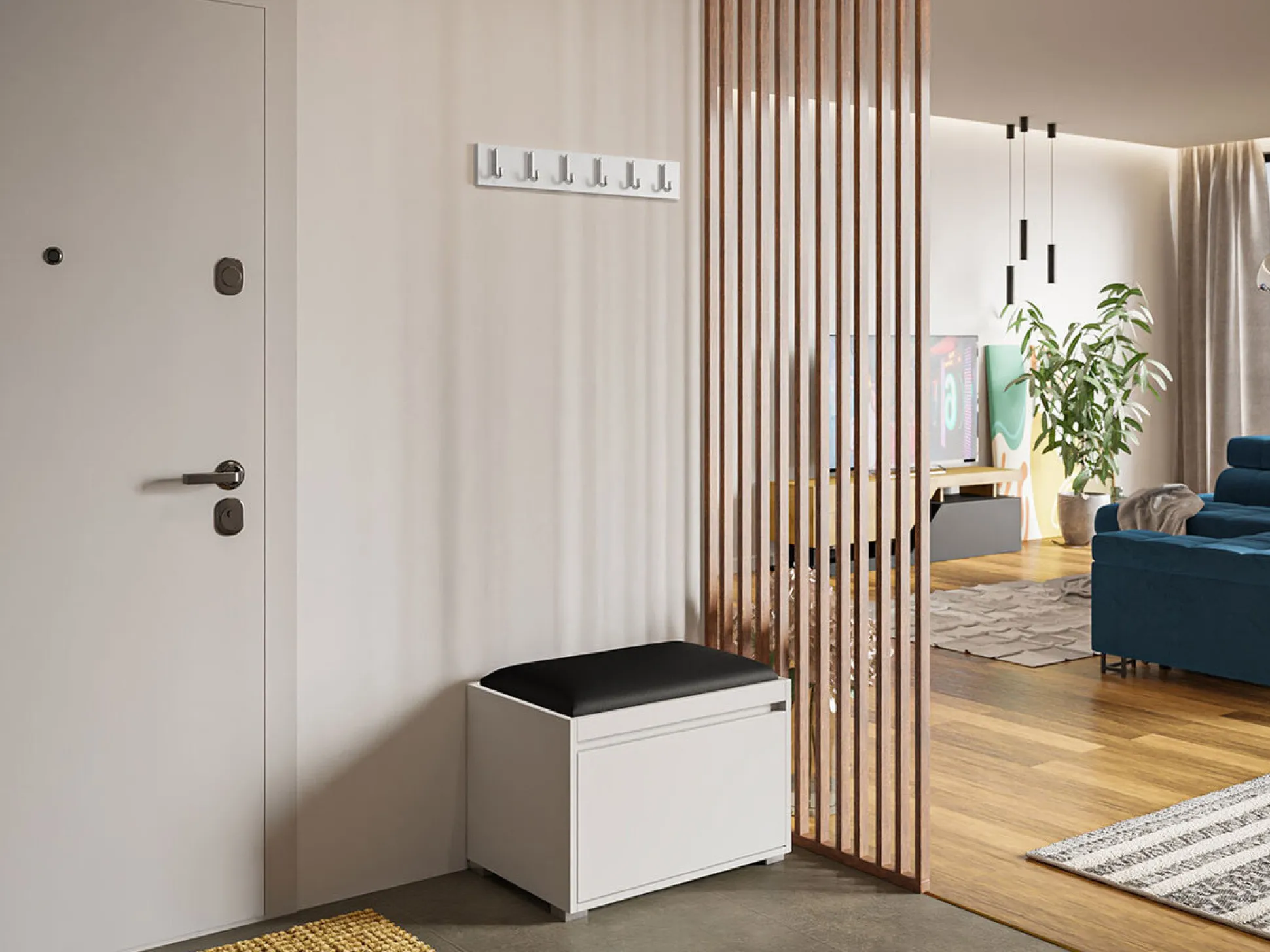 Entrésæt Comfivo Pinus VIII (Hvid + Soft 011)