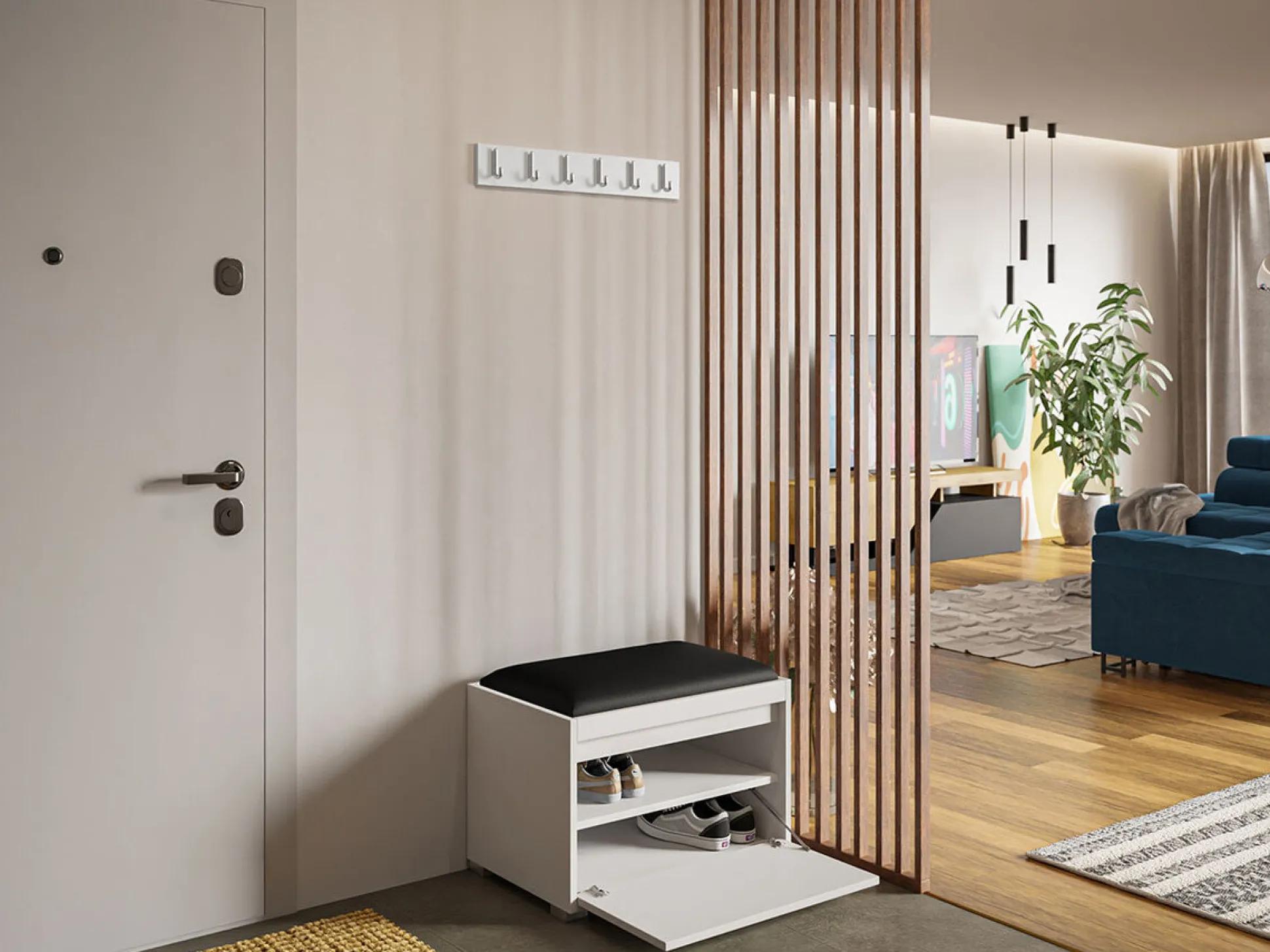 Entrésæt Comfivo Pinus VIII (Hvid + Soft 011)