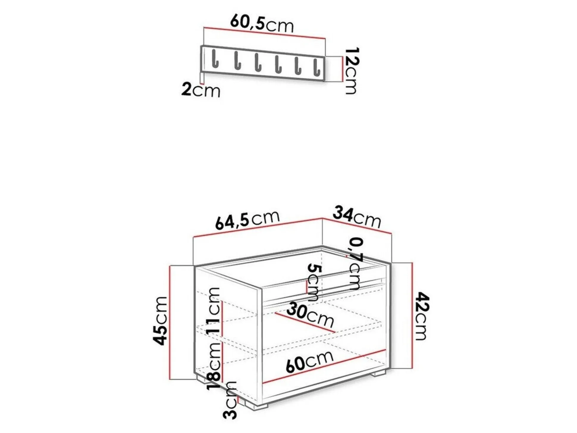 Entrésæt Comfivo Pinus VIII (Hvid + Soft 011)