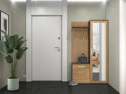 Entrésæt Mandeville 129 (Artisan eg + Antracit)