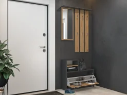 Entrésæt Mandeville 144 (Artisan eg + Antracit)