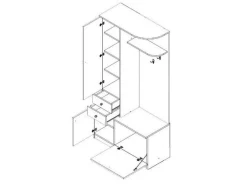 Entrésæt Murrieta 116 (Hvid)