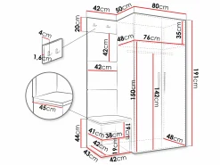 Entrésæt Nitos IV (Hvid)