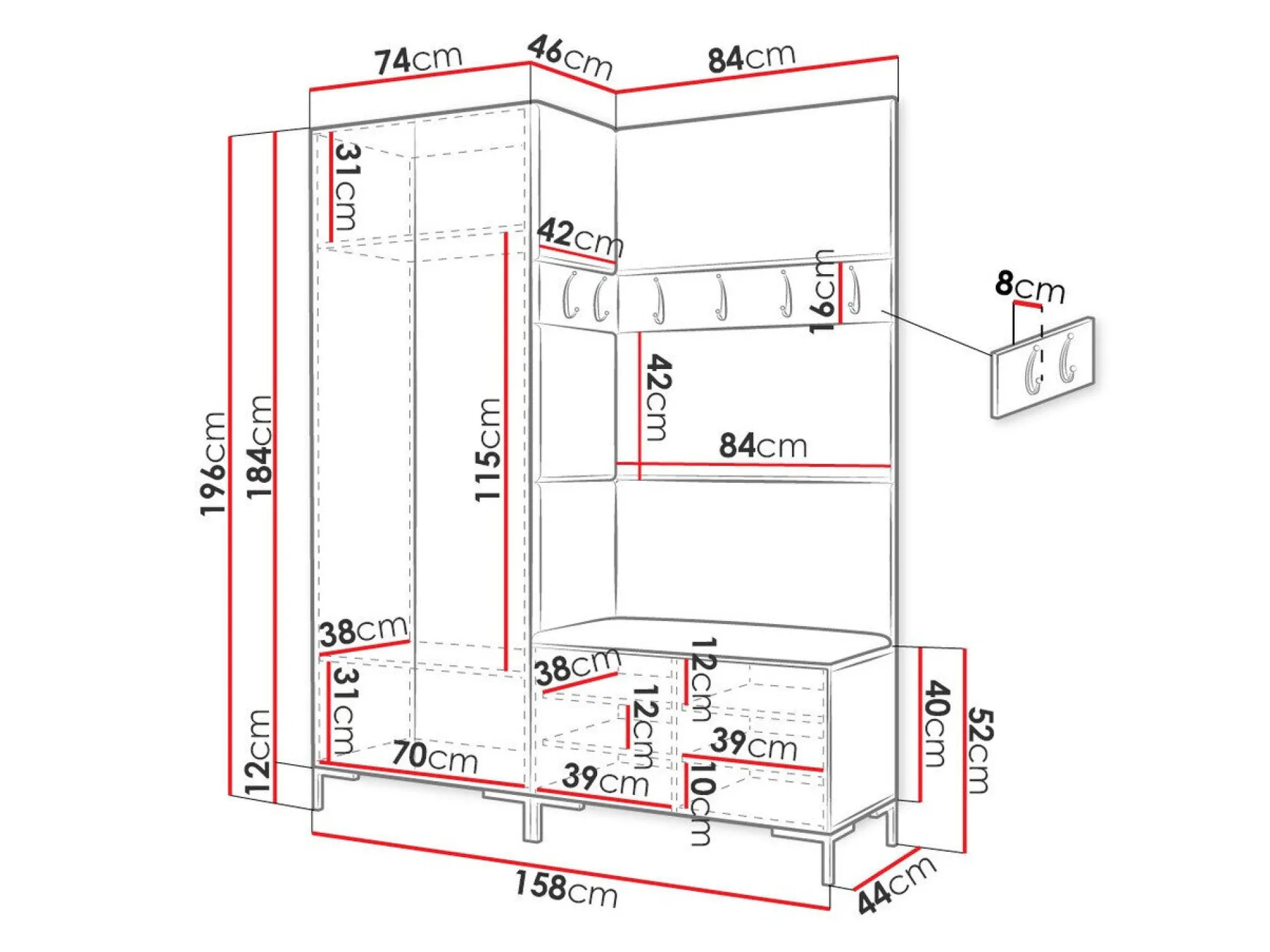 Entrésæt Nomal IX (Øko læder blødt 017)