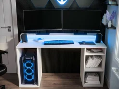 Gamingbord Lila (Hvid)