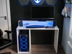 Gamingbord Lila I (Hvid)