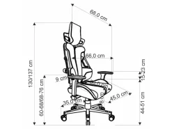 Gamingstol Houston 1713 (Grå)