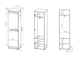 Garderobeskab Alcala 116