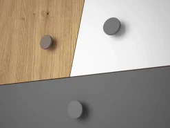 Garderobeskab Almira 100 (Artisan eg + Hvid)