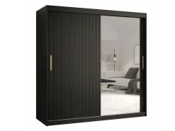 Garderobeskab Anulio V (Sort)