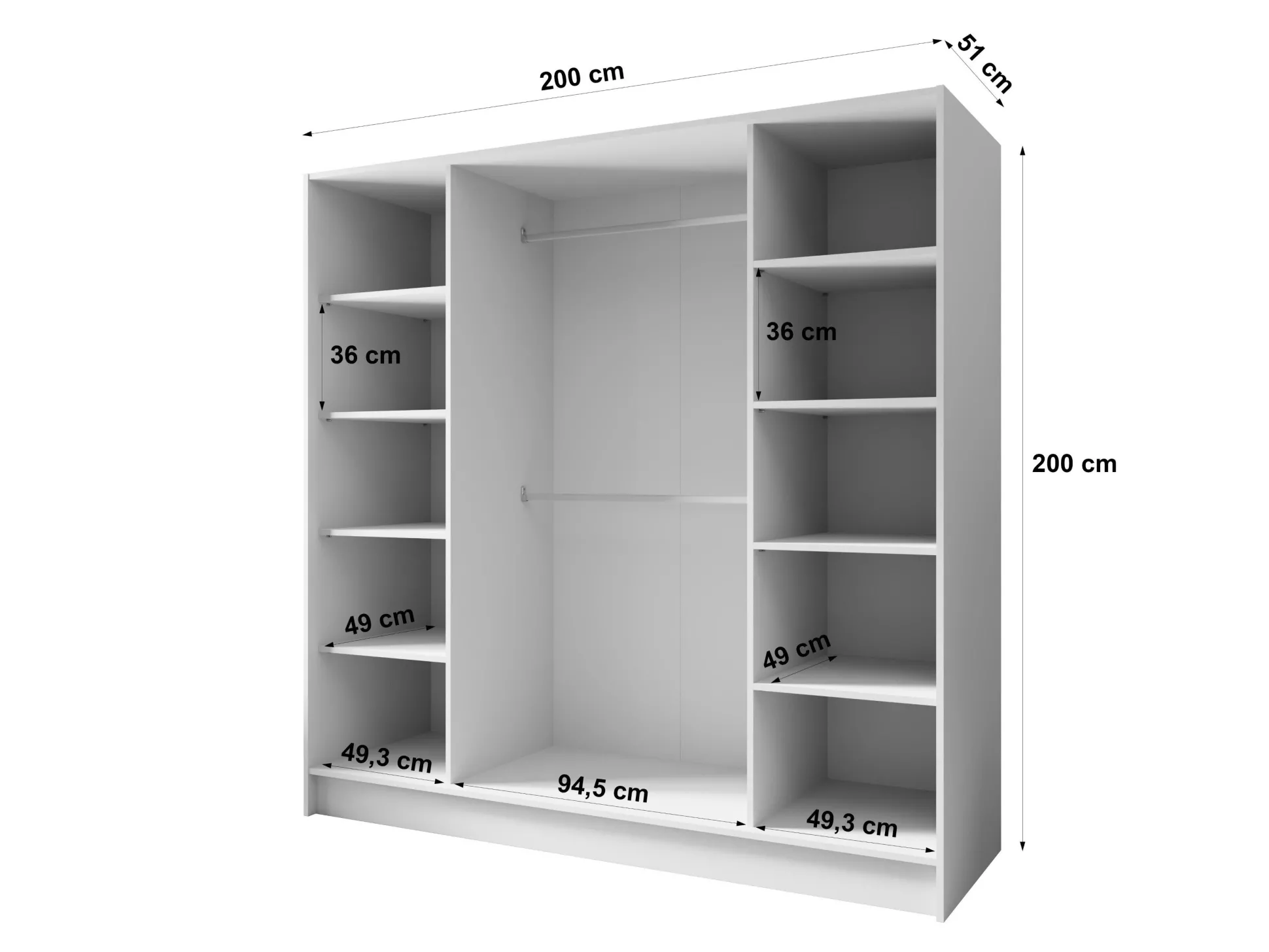 Garderobeskab Arecibo 105
