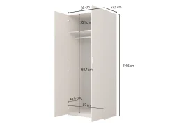 Garderobeskab Austin 387 (Kashmir)