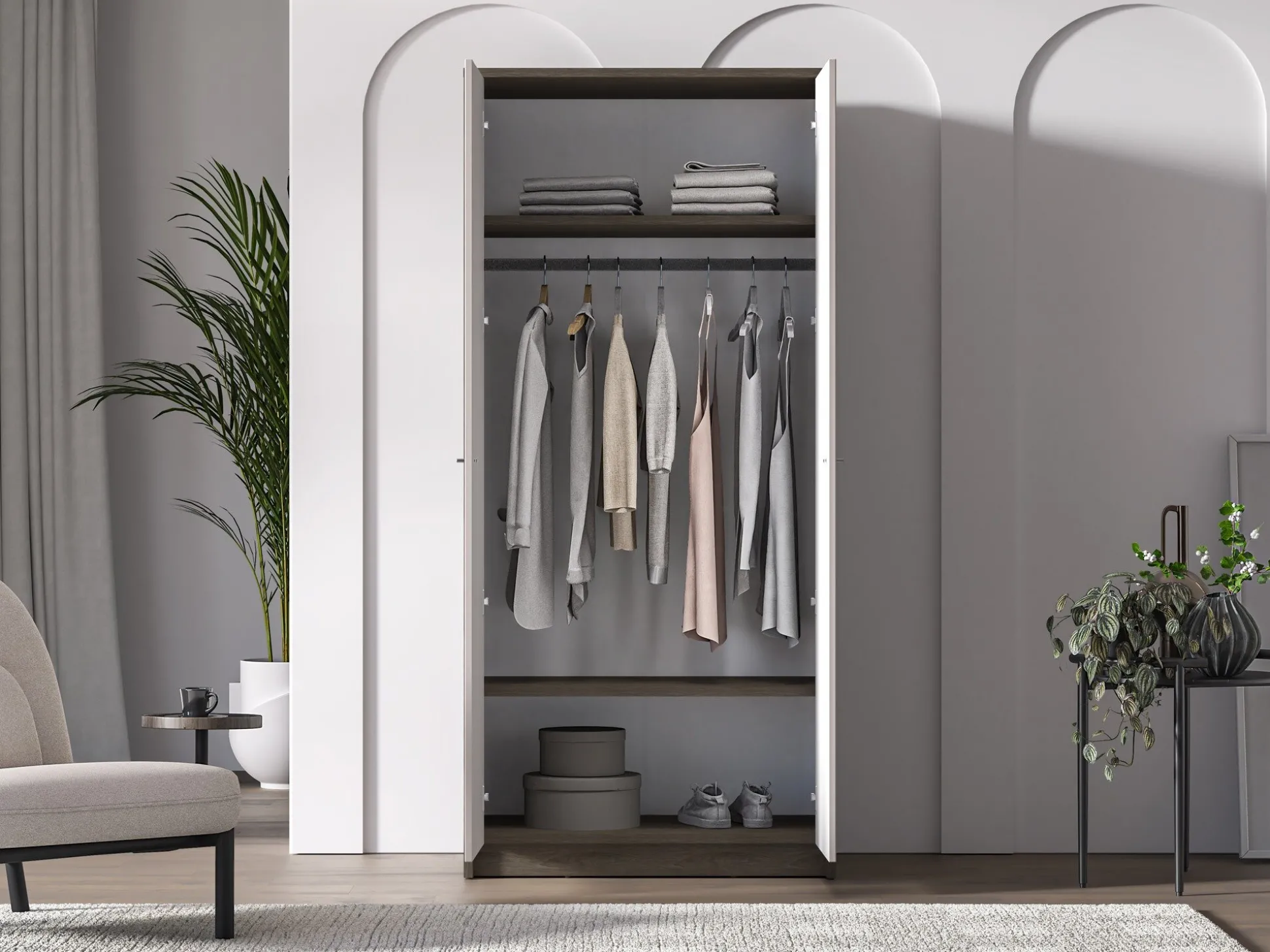 Garderobeskab Avibale 100