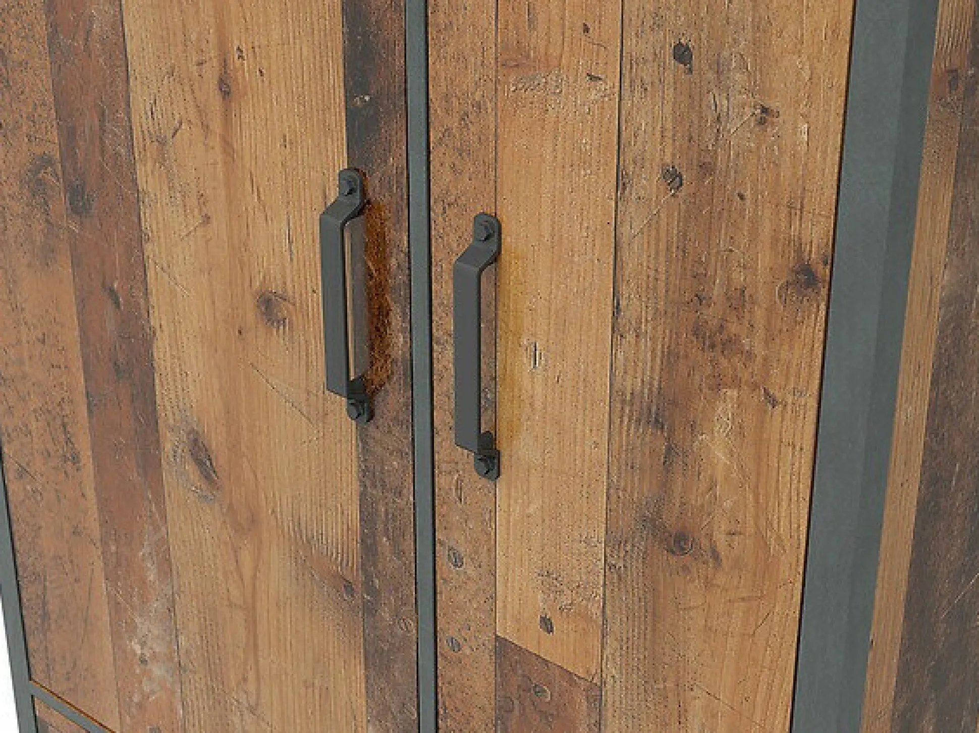 Garderobeskab Belsera 110 (Brun + Matera grå)