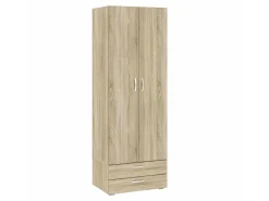 Garderobeskab Bristol 187 (Sonoma eg)
