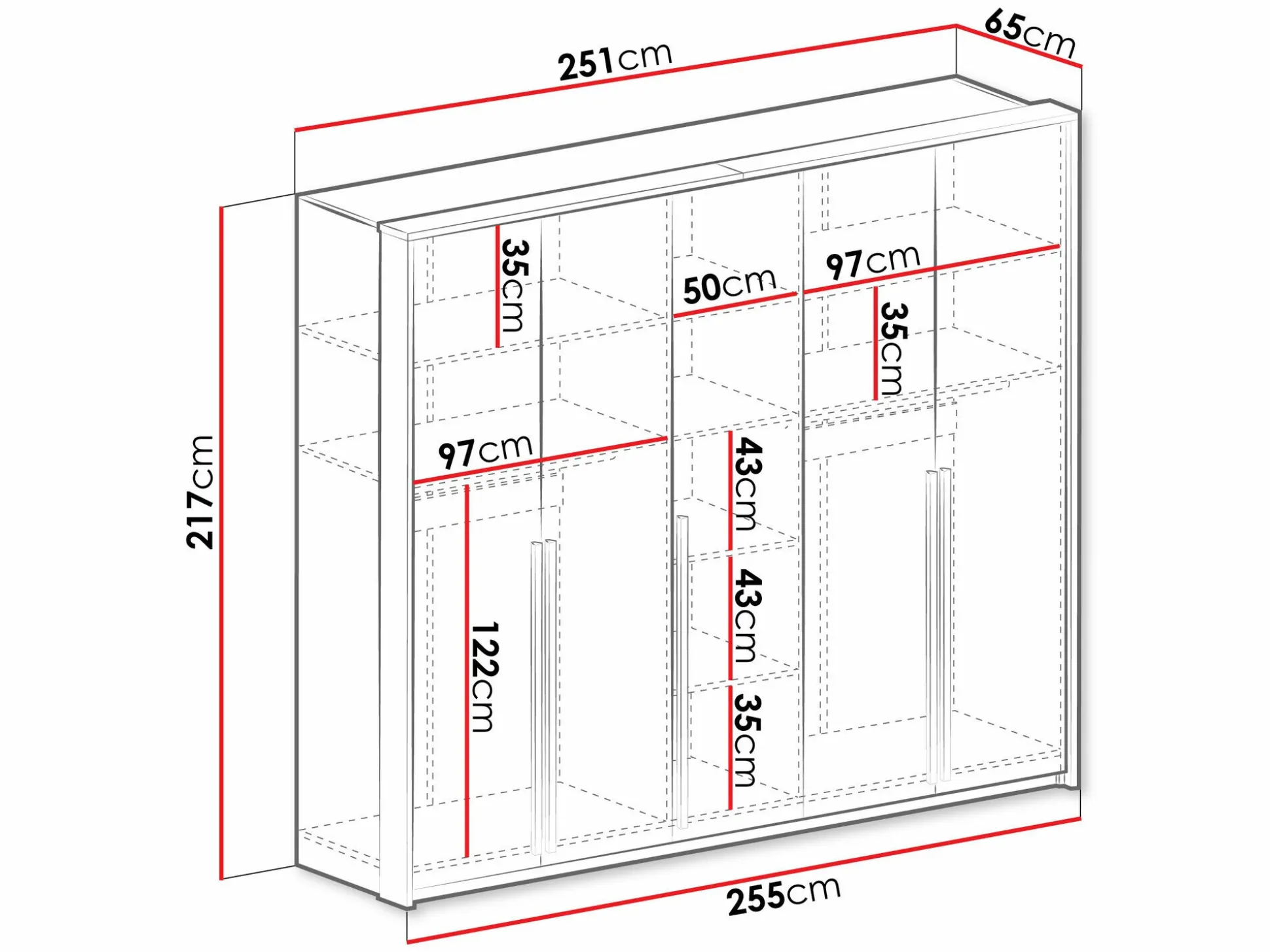 Garderobeskab Calcalo 102 (Beige)