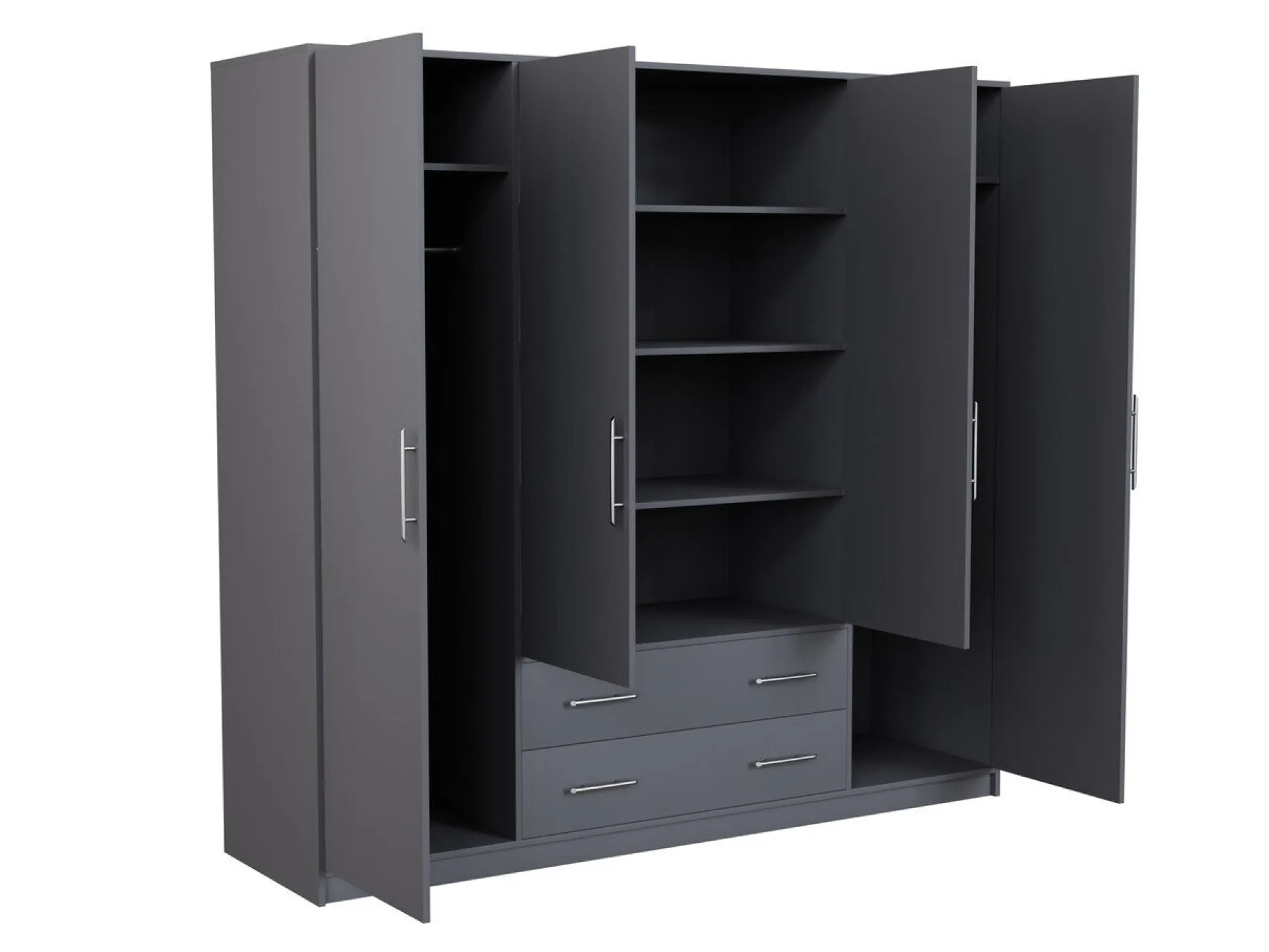 Garderobeskab Cavmero 100 (Antracit)