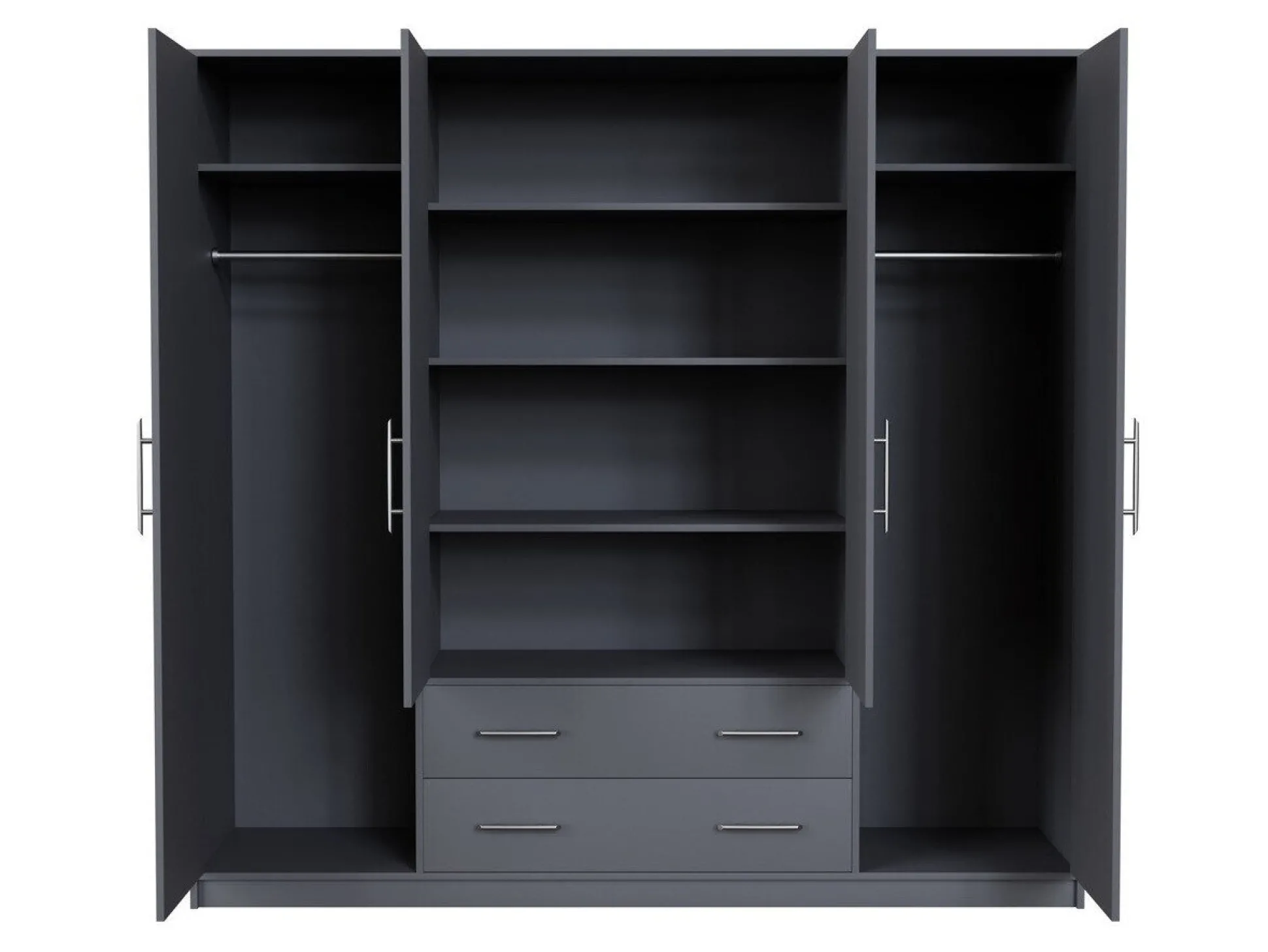 Garderobeskab Cavmero 100 (Antracit)