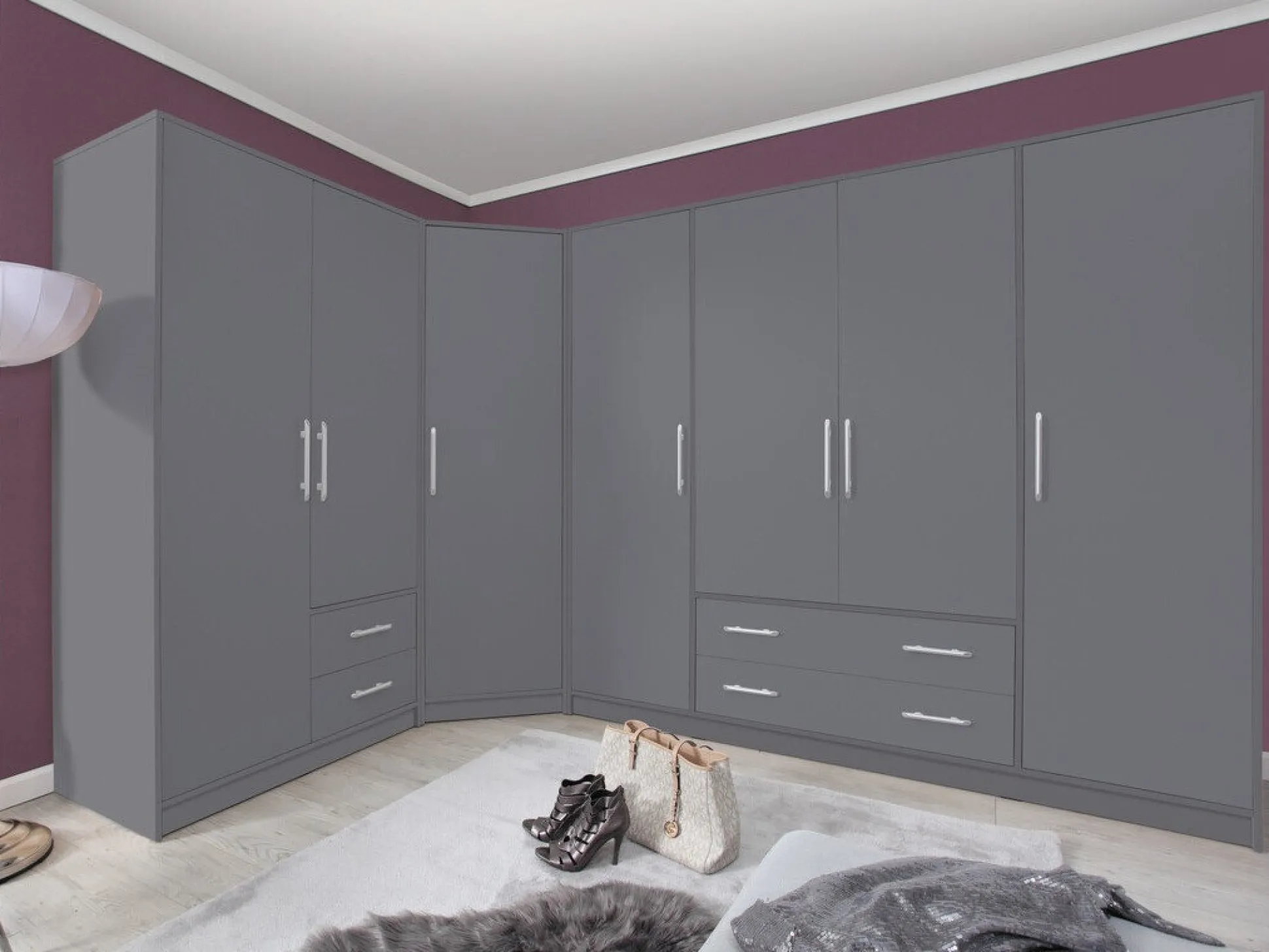 Garderobeskab Cavmero 100 (Antracit)