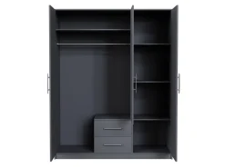 Garderobeskab Cavmero 102 (Antracit)