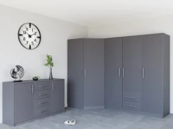 Garderobeskab Cavmero 102 (Antracit)