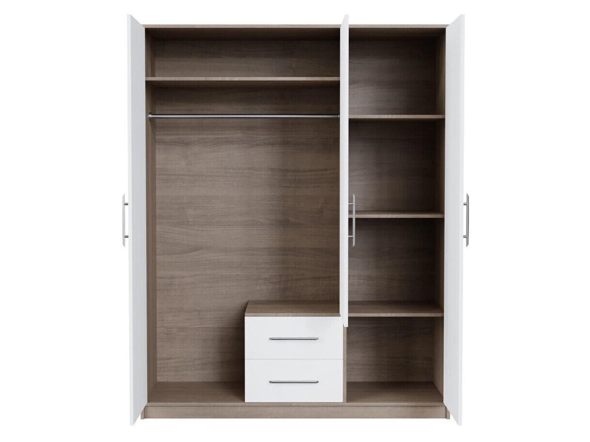 Garderobeskab Cavmero 103 (Sonoma eg + Hvid)