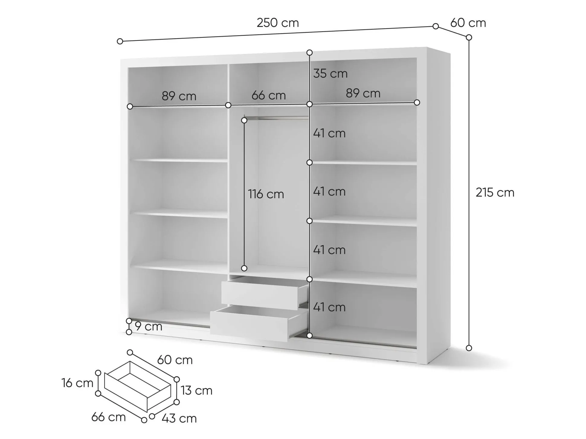 Garderobeskab Cirdelu 111