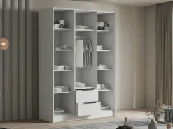 Garderobeskab Closico Calvron II (Hvid)