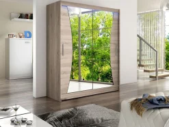 Garderobeskab Closico Camera IX (Trøffel egetræ)