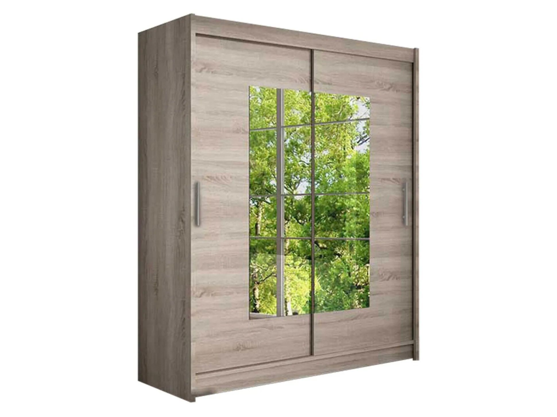 Garderobeskab Closico Camera III (Trøffel egetræ)