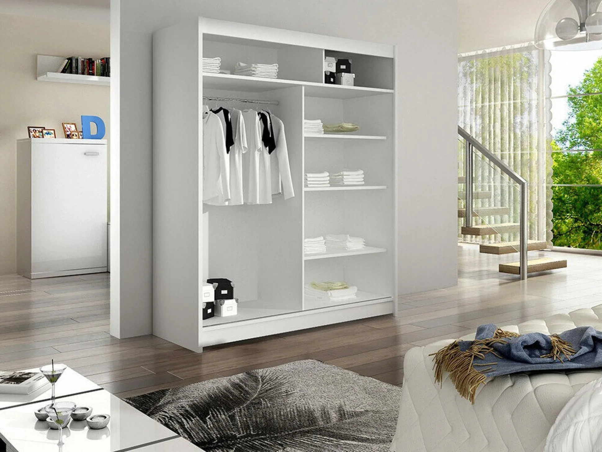 Garderobeskab Closico Camera S (Hvid)