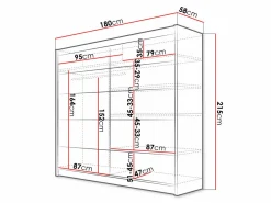 Garderobeskab Closico Cavaris IV (Hvid)