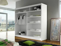 Garderobeskab Closico Cavaris I (Hvid + Artisan eg)