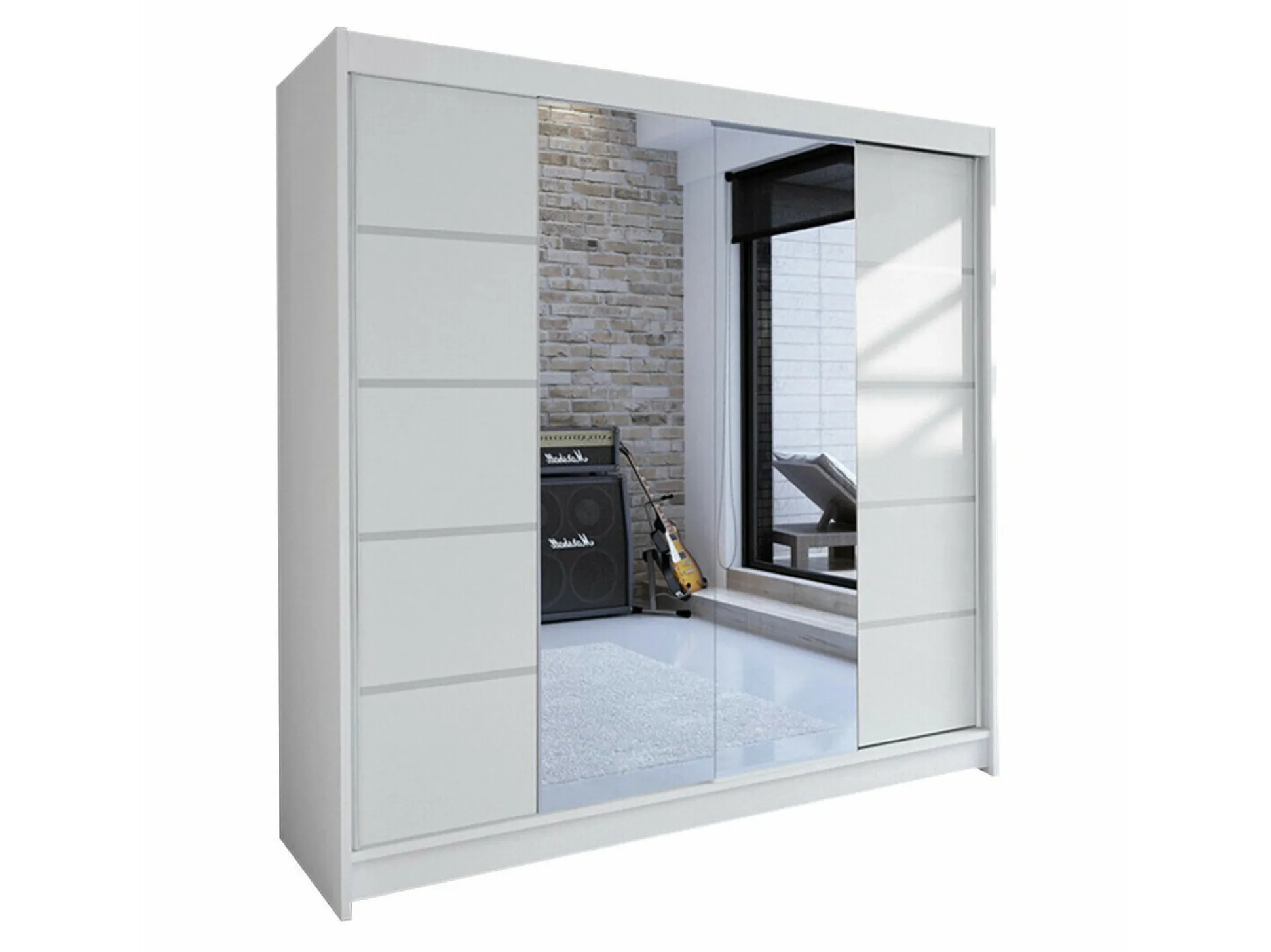 Garderobeskab Closico Cavaris V (Hvid)