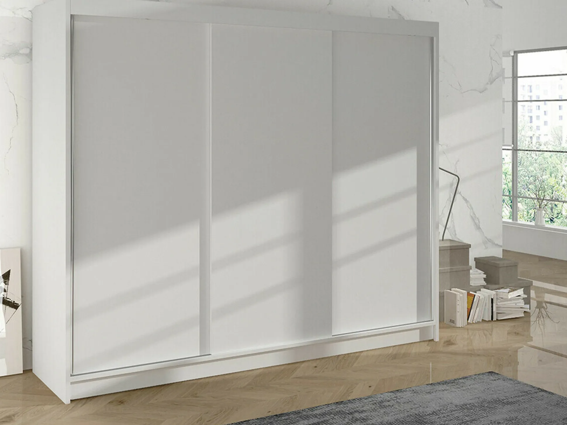 Garderobeskab Closico Durion II (Hvid)