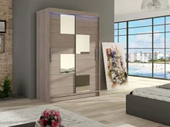 Garderobeskab Closico Pacron III (Trøffel egetræ)