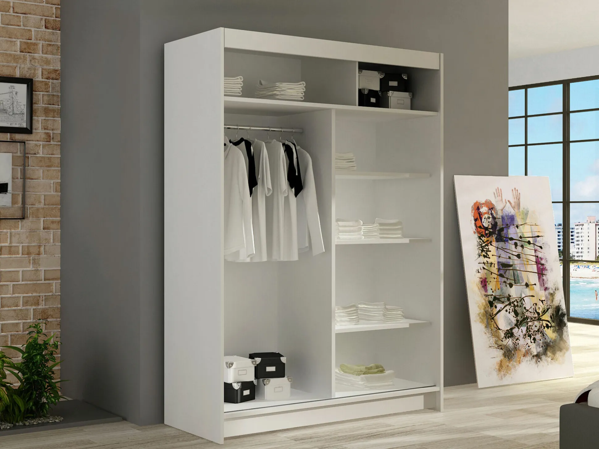 Garderobeskab Closico Pacron V (Kashmir)