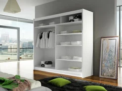 Garderobeskab Closico Pallor II (Hvid)