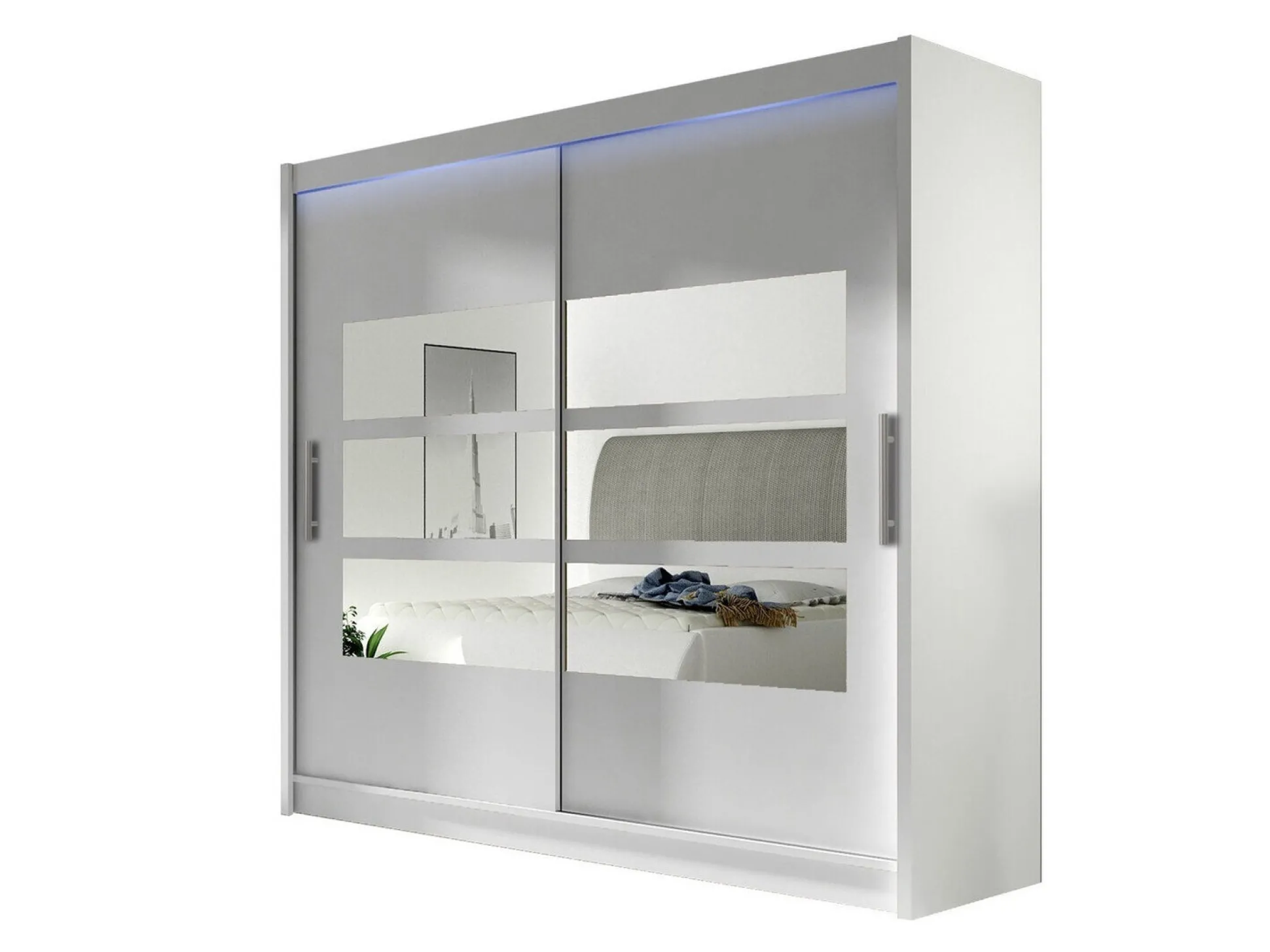 Garderobeskab Closico Pallor III (Hvid)