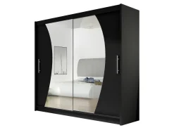 Garderobeskab Closico Pallor IX (Sort)