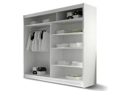 Garderobeskab Closico Pallor IX (Sort)