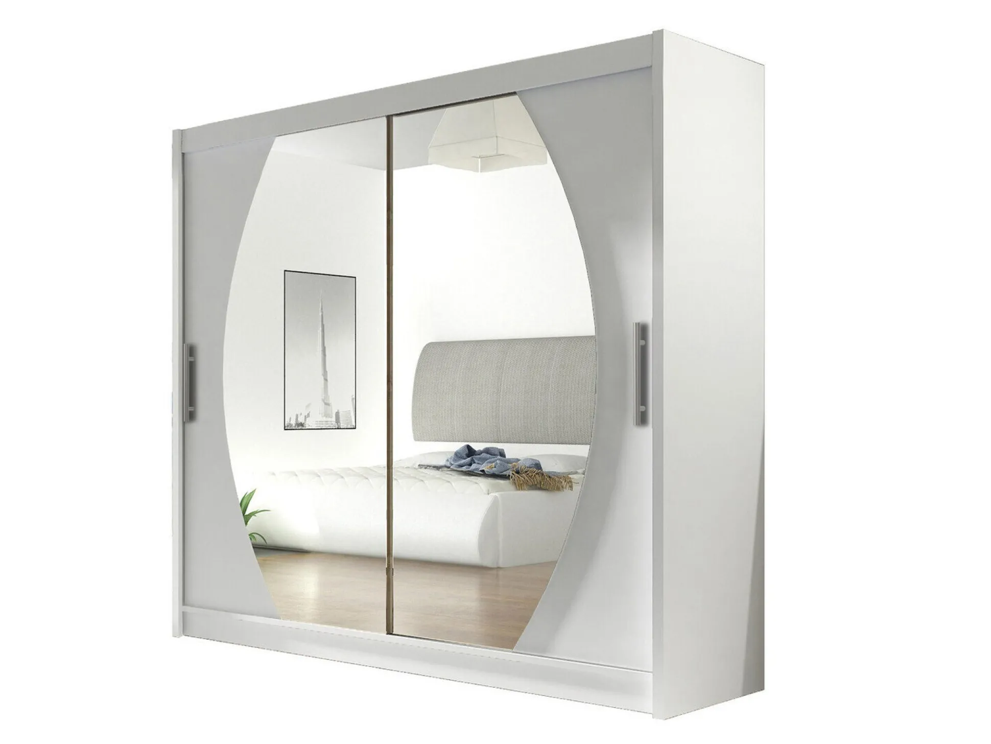 Garderobeskab Closico Pallor IV (Hvid)