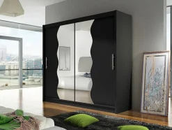 Garderobeskab Closico Pallor X (Sort)