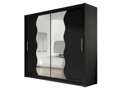 Garderobeskab Closico Pallor X (Sort)