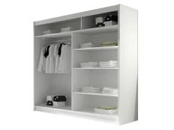 Garderobeskab Closico Pallor X (Sort)