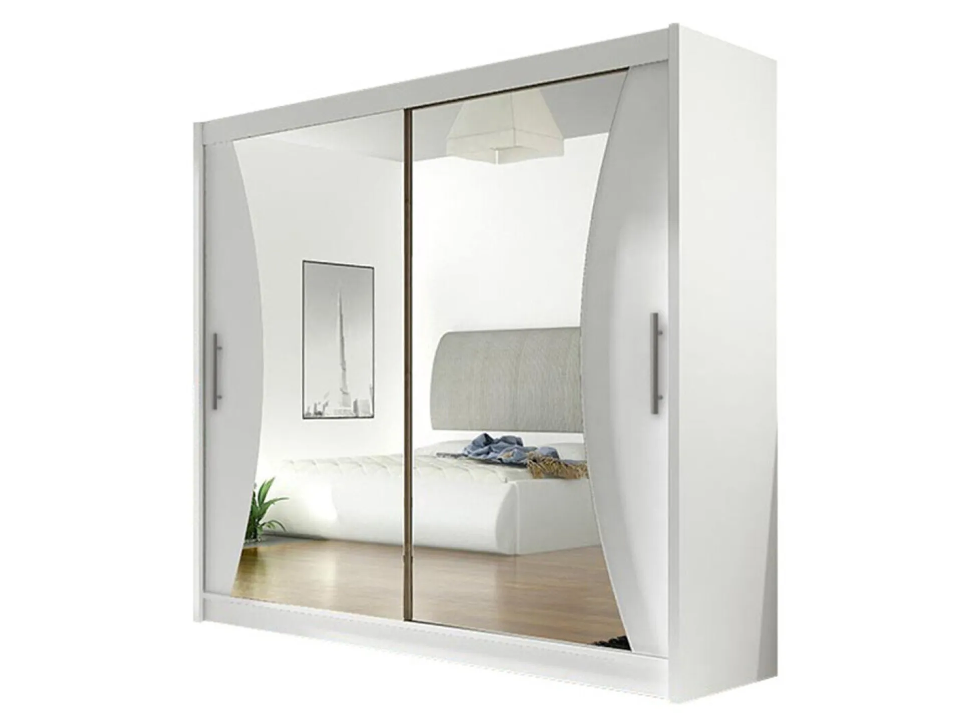 Garderobeskab Closico Pallor V (Hvid)