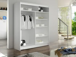 Garderobeskab Closico Salvor V (Hvid + Artisan eg)